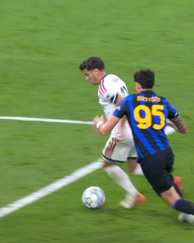 Brahim Díaz footwork and strength ⚡💪